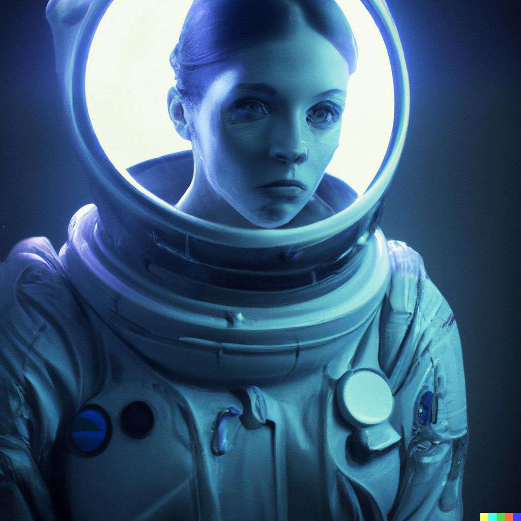 an astronaut, photograph, epic lighting, post processing effects
